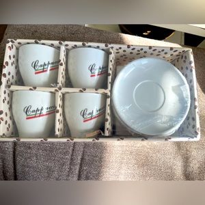 Brand new, eight piece cappuccino collection